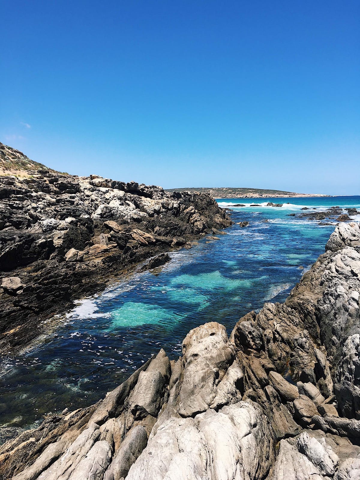 Greenly Beach Rock Pools Left