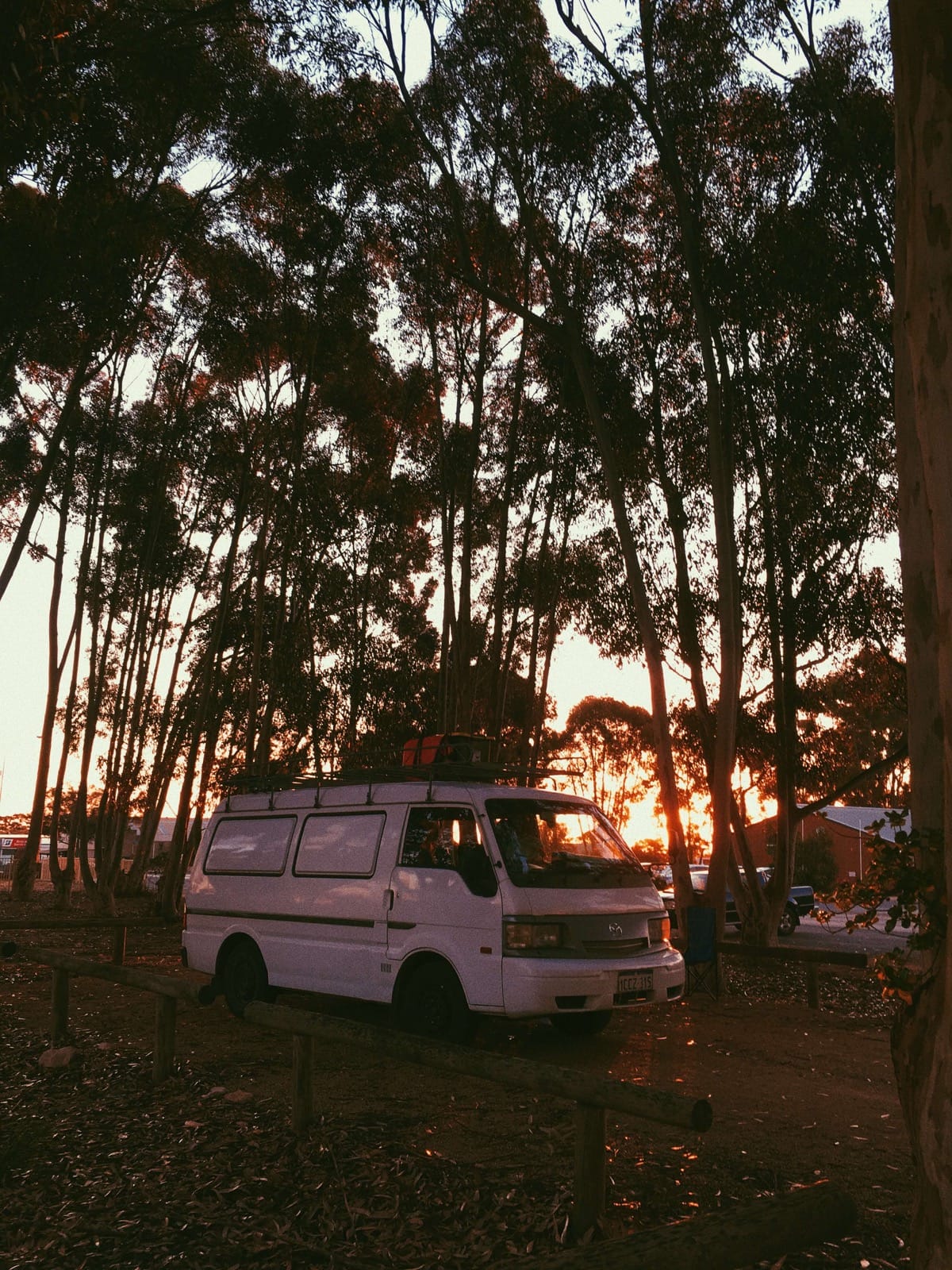 Van Life - Camper Van sunset