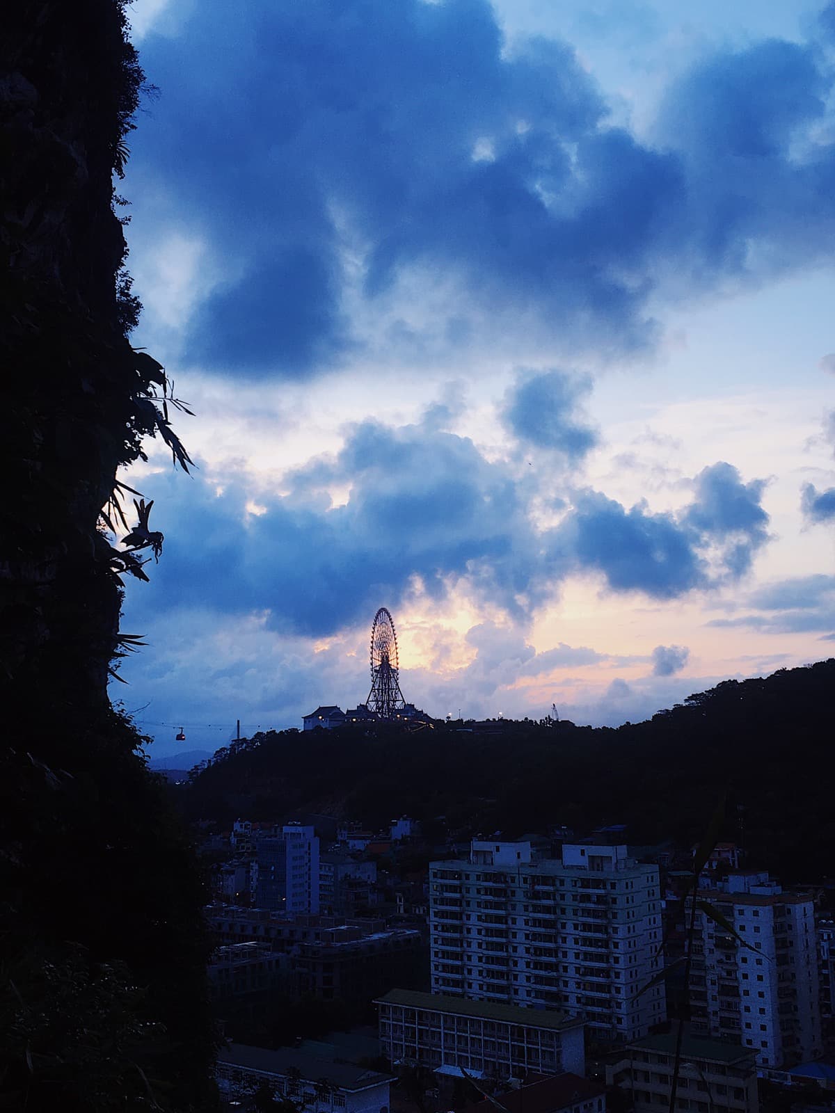 View from bai tho mountain