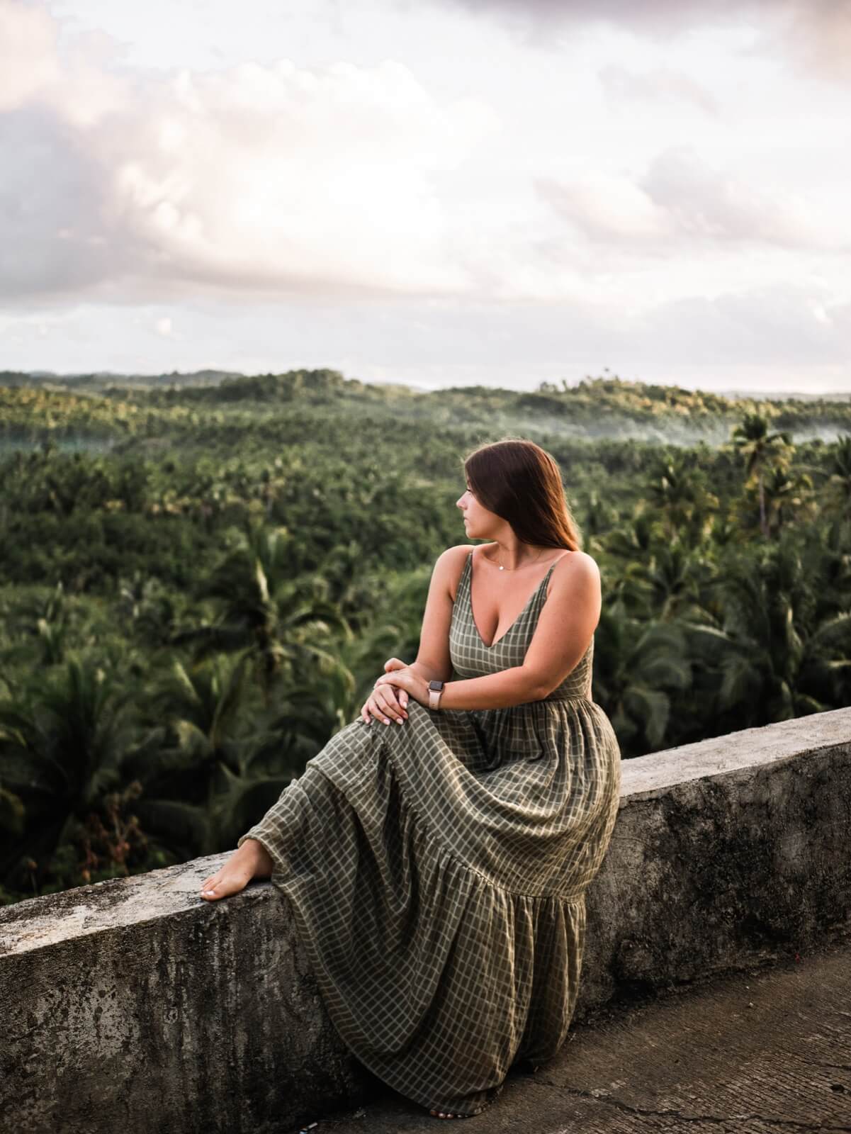 palm tree lookout Siargao