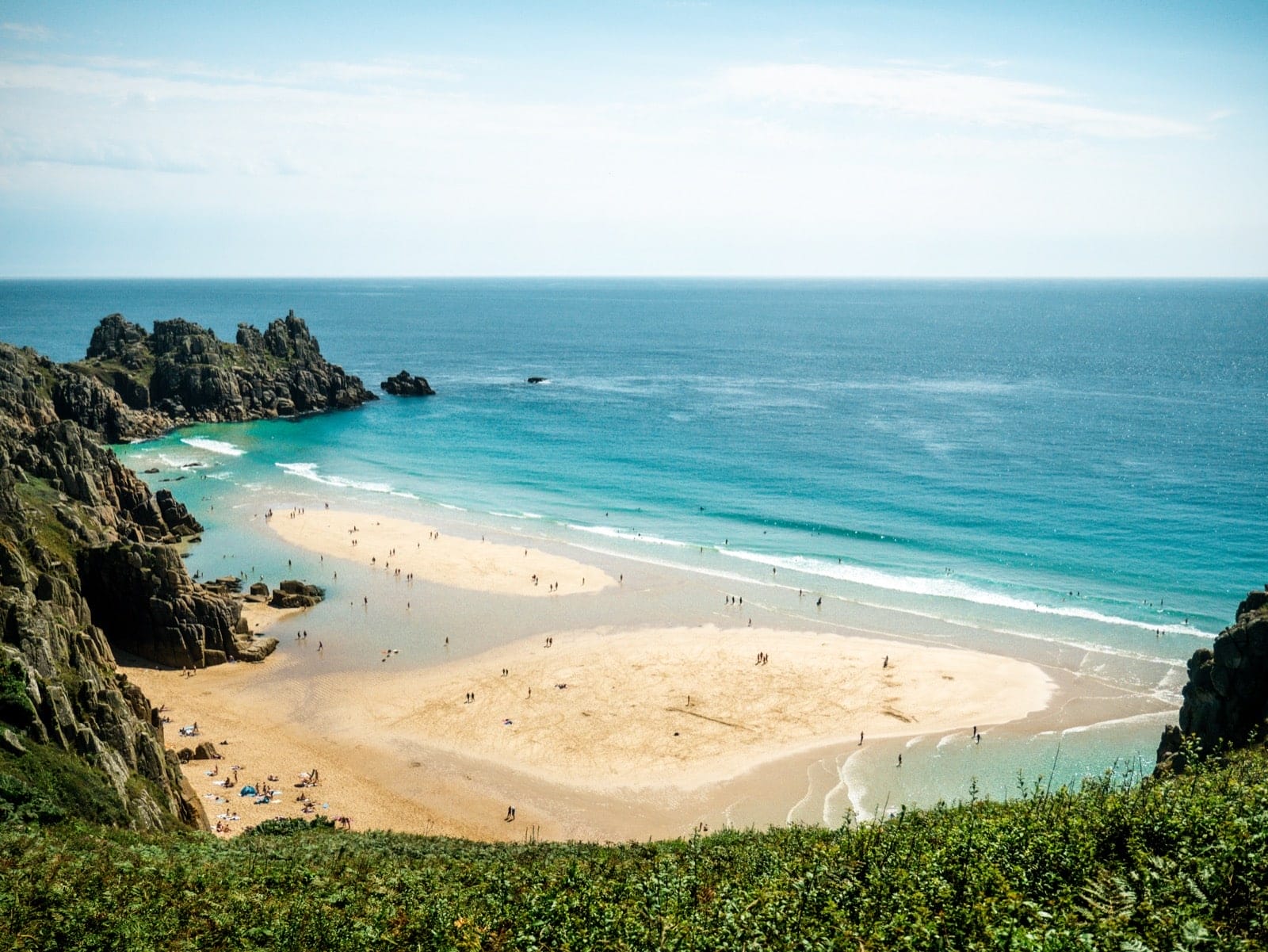 Nudist beach Cornwall, pedn vounder beach