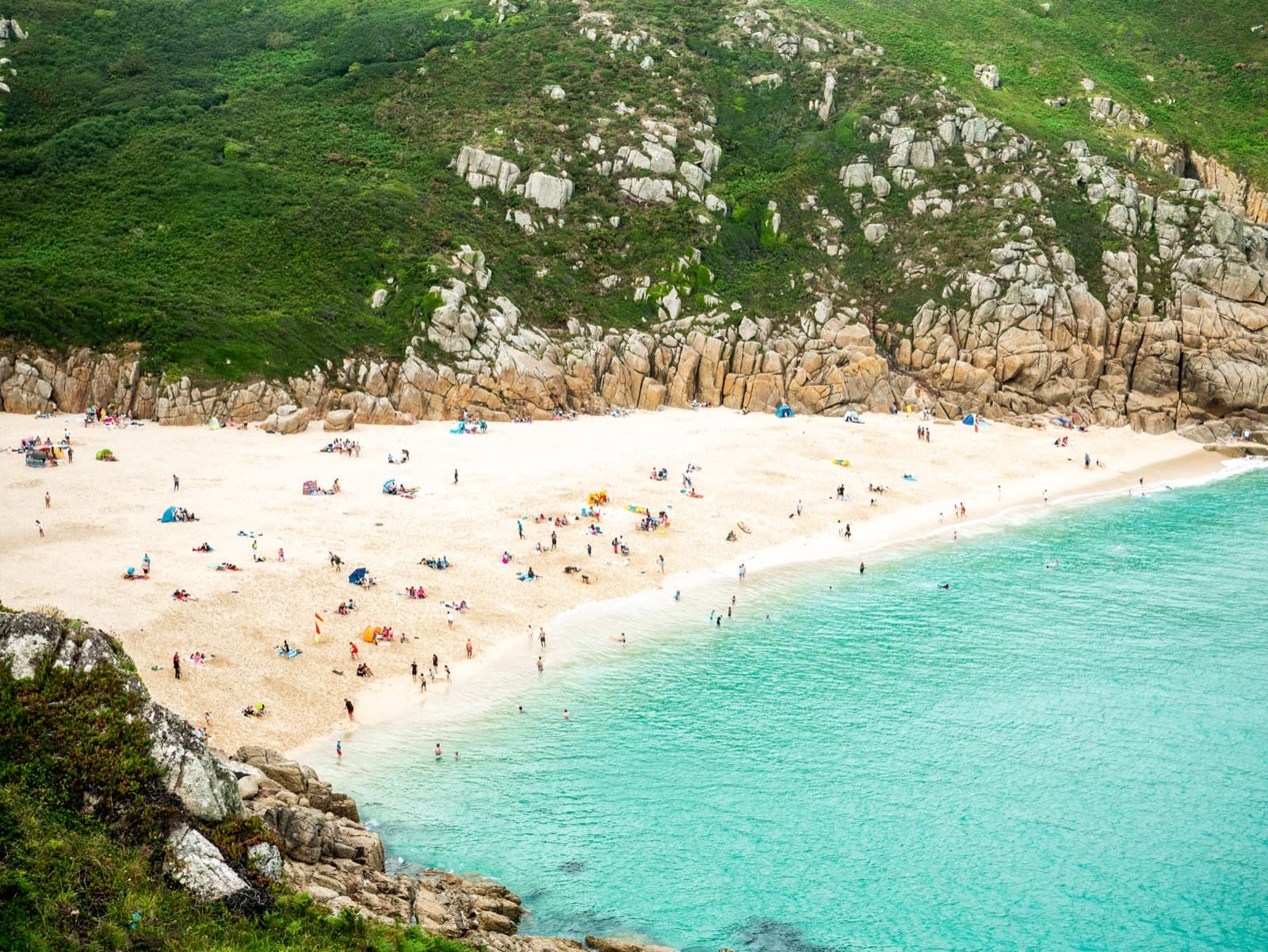 Porthcurno Beach England 