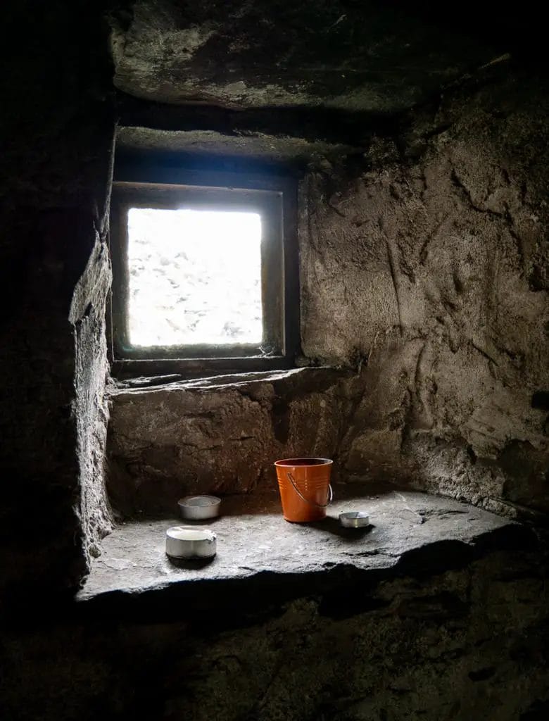 Inside Warnscale Bothy